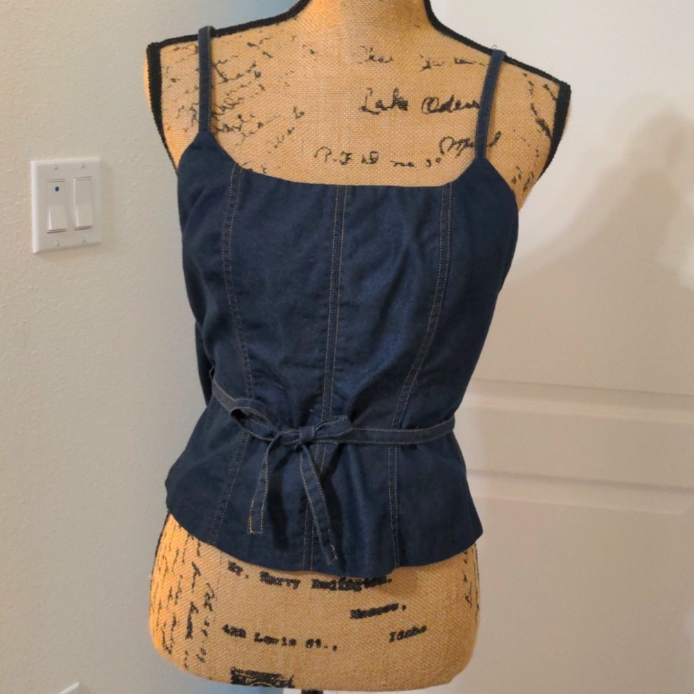 Ann Taylor Vintage Wrap Around Top